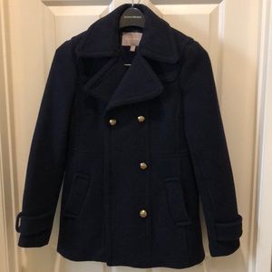 BANANA REPUBLIC Navy Peacoat